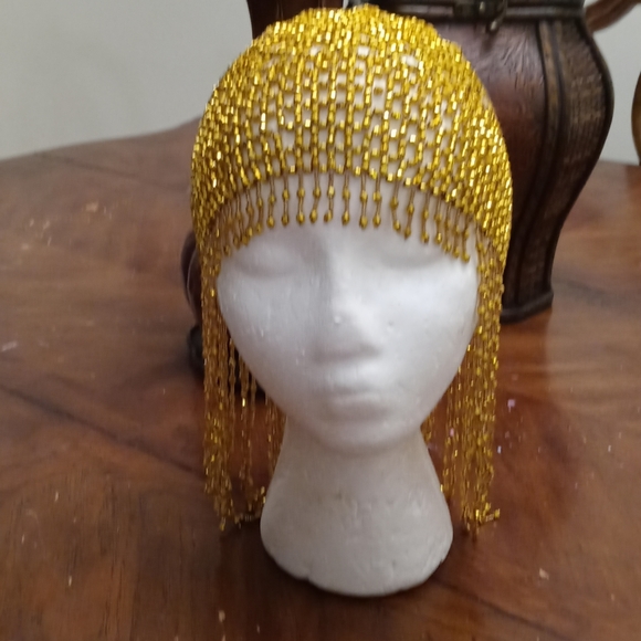 Gold mesh hat - Picture 2 of 4